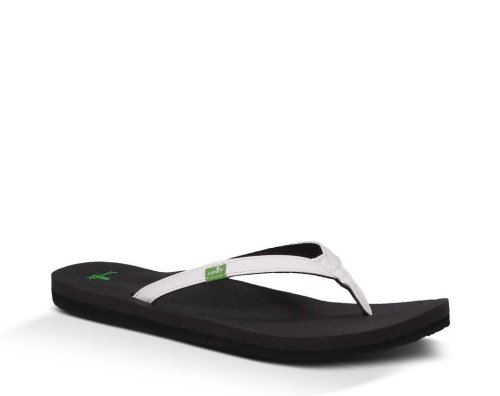 Sanuk Womens Yoga Joy White Sandals | FQHORA570